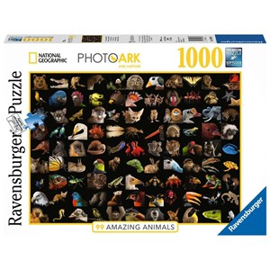 Ravensburger (15983) - "99 Stunning Animals" - 1000 pezzi