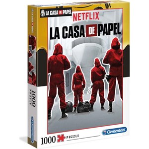 Clementoni (39532) - "Money Heist (La Casa de Papel)" - 1000 pezzi