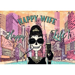 Ravensburger (19831) - "Happy Wife, Happy Life" - 1000 pezzi