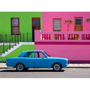 Clementoni (35076) - "The Blue Car" - 500 pezzi