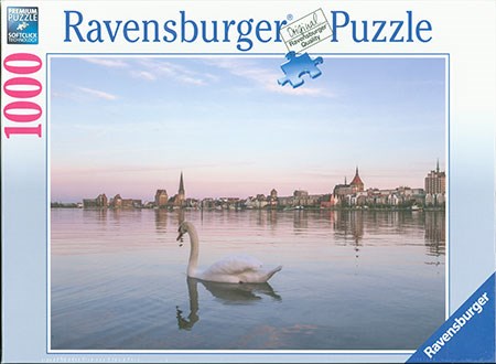 Ravensburger (88557) - "Rostock, Skyline" - 1000 pezzi