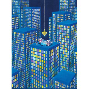 Clementoni (35077) - Guillermo Mordillo: "The Dinner" - 500 pezzi