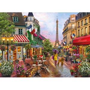 Clementoni (39482) - "Flowers in Paris" - 1000 pezzi