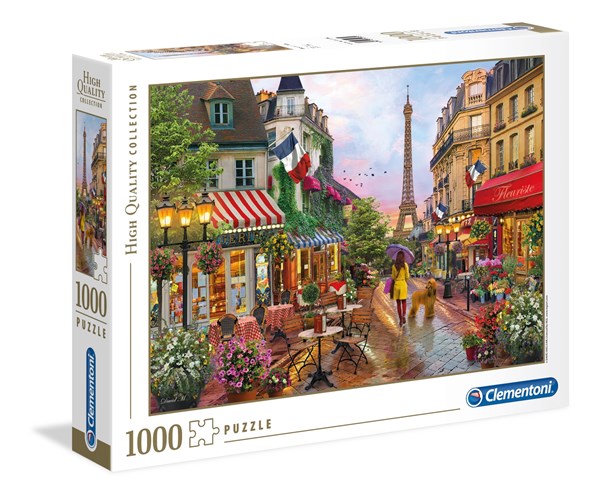 Clementoni (39482) - "Flowers in Paris" - 1000 pezzi