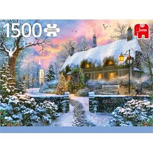 Jumbo (18830) - "Whitesmith’s Cottage in Winter" - 1500 pezzi