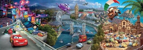 Clementoni (97076) - "Cars" - 1000 pezzi