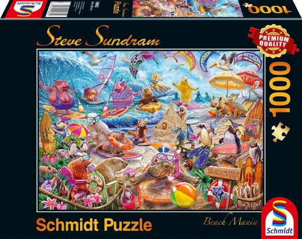 Schmidt Spiele (59662) - Steve Sundram: "Beach Mania" - 1000 pezzi