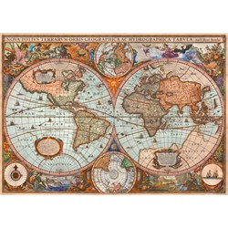 Schmidt Spiele (58328) - "Antique World Map" - 3000 pezzi