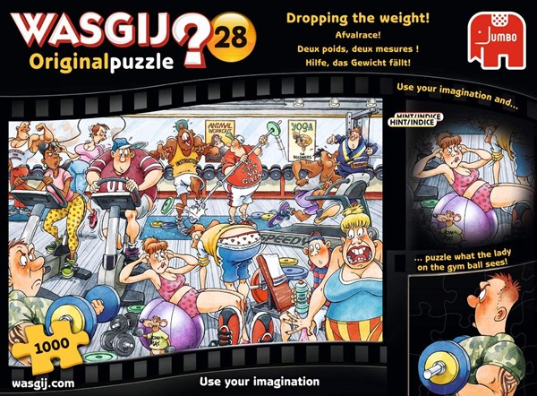 Jumbo (19156) - "Wasgij Original 28, Dropping the Weight" - 1000 pezzi