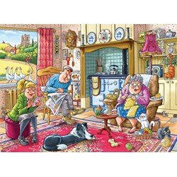 Jumbo (19175) - "Wasgij Mystery 17, Catching A Break" - 1000 pezzi