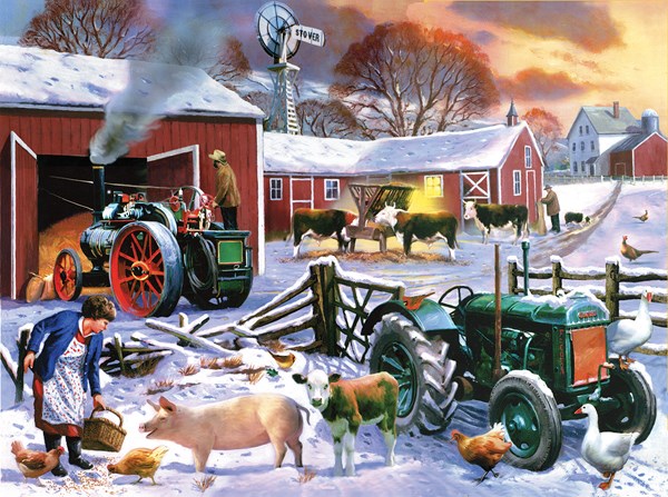 SunsOut (13820) - Kevin Walsh: "Wintertime Farm" - 1000 pezzi
