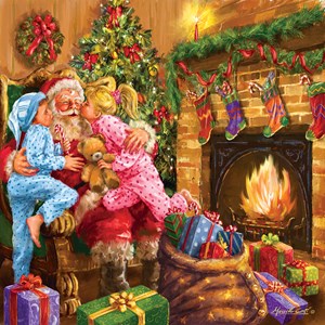 SunsOut (60649) - "Everyone Loves Santa" - 1000 pezzi
