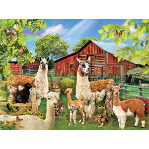 SunsOut (35032) - Lori Schory: "Six Llamas" - 1000 pezzi