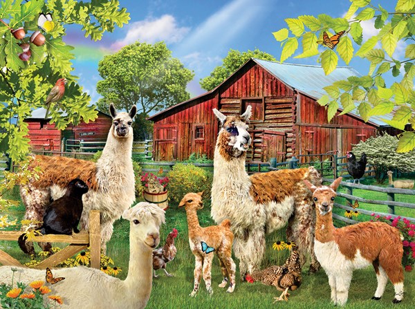 SunsOut (35032) - Lori Schory: "Six Llamas" - 1000 pezzi