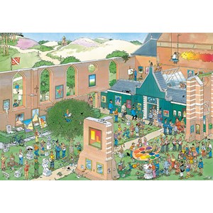 Jumbo (20023) - Jan van Haasteren: "The Art Market" - 2000 pezzi