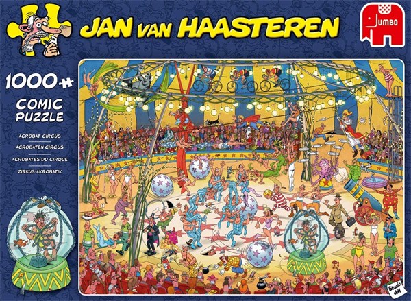 Jumbo (19089) - Jan van Haasteren: "Acrobat Circus" - 1000 pezzi
