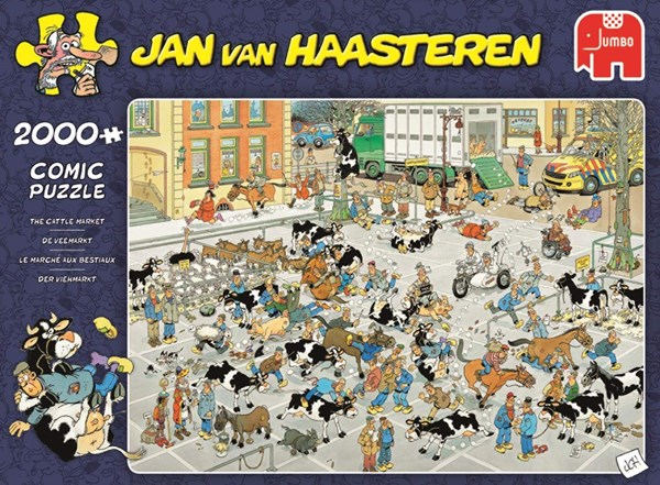 Jumbo (19078) - Jan van Haasteren: "The Cattle Market" - 2000 pezzi