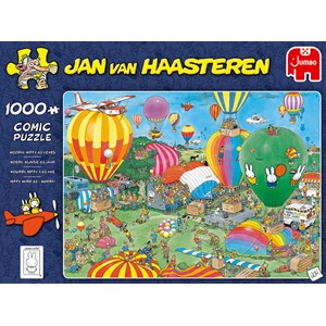 Jumbo (20024) - Jan van Haasteren: "Hooray, Miffy 65 years" - 1000 pezzi