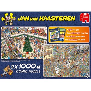 Jumbo (19098) - Jan van Haasteren: "Holiday Shopping" - 1000 pezzi