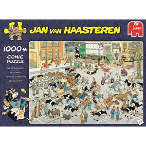 Jumbo (19075) - Jan van Haasteren: "The Cattle Market" - 1000 pezzi