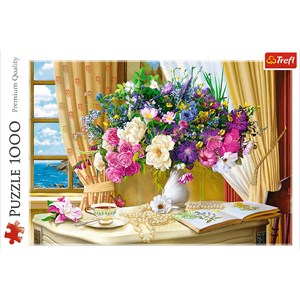 Trefl (10526) - "Flowers in the morning" - 1000 pezzi