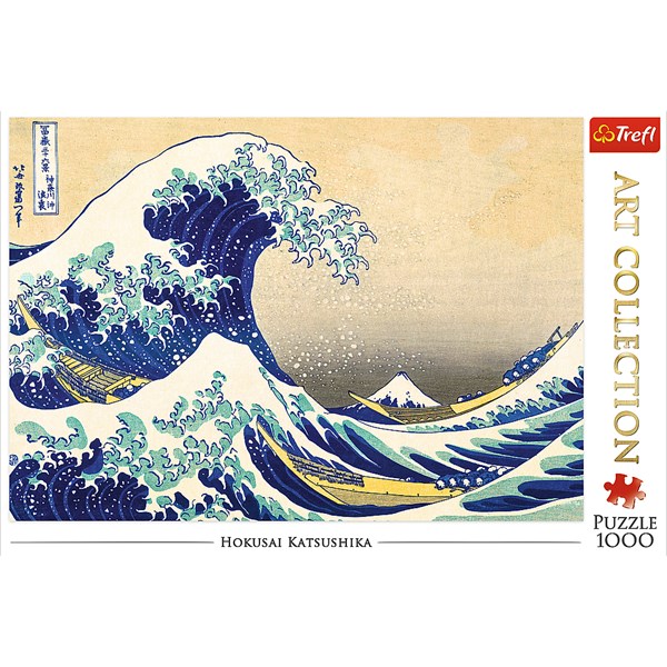 Trefl (10521) - Hokusai: "The Great Wave" - 1000 pezzi