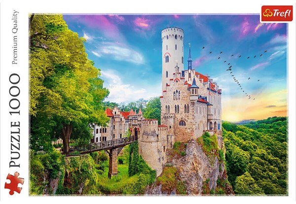 Trefl (10497) - "Lichtenstein Castle, Germany" - 1000 pezzi