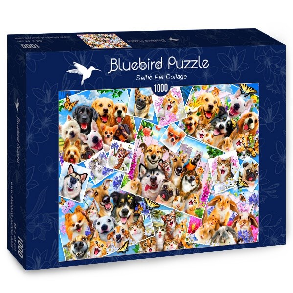 Bluebird Puzzle (70283) - "Selfie Pet Collage" - 1000 pezzi