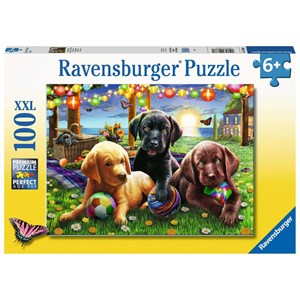 Ravensburger (12886) - "Puppy Picnic" - 100 pezzi