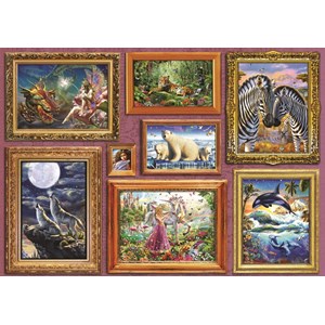 Bluebird Puzzle (70234) - "Girl's 8 Gallery" - 1000 pezzi