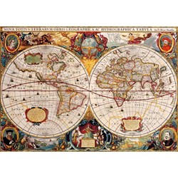 Bluebird Puzzle (70246) - "Antique World Map" - 1000 pezzi
