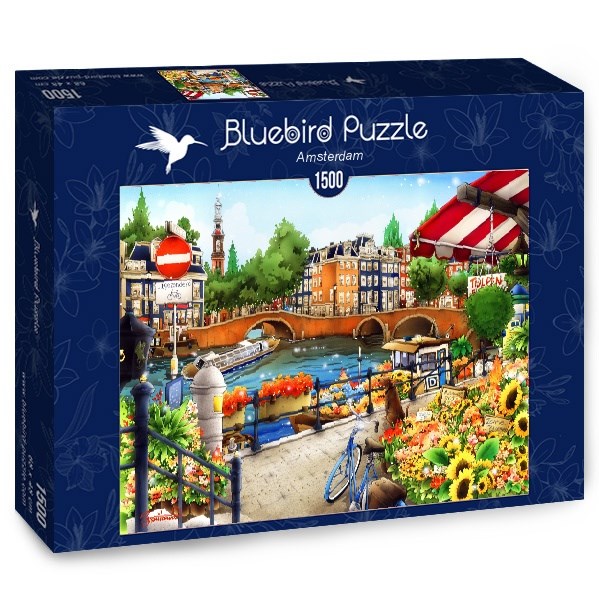 Bluebird Puzzle (70143) - "Amsterdam" - 1500 pezzi