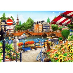 Bluebird Puzzle (70143) - "Amsterdam" - 1500 pezzi