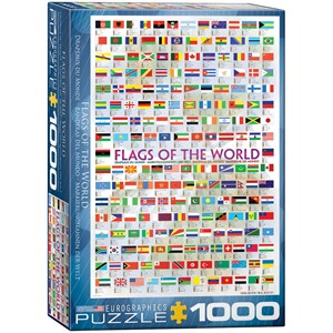 Eurographics (6000-0128) - "Flags of the World" - 1000 pezzi
