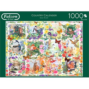 Falcon (11190) - "Country Calendar" - 1000 pezzi