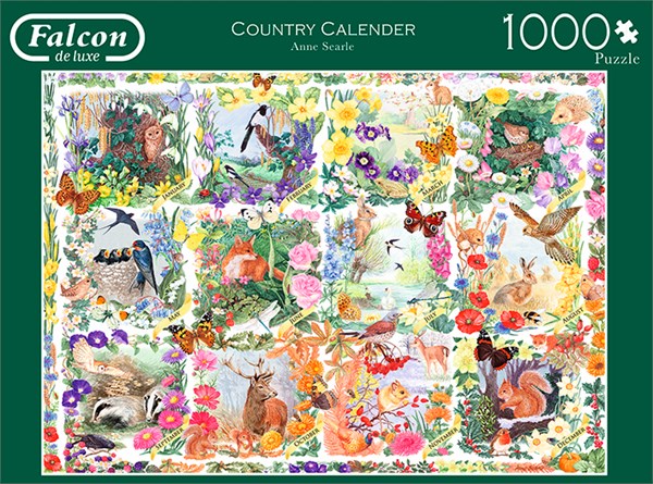 Falcon (11190) - "Country Calendar" - 1000 pezzi