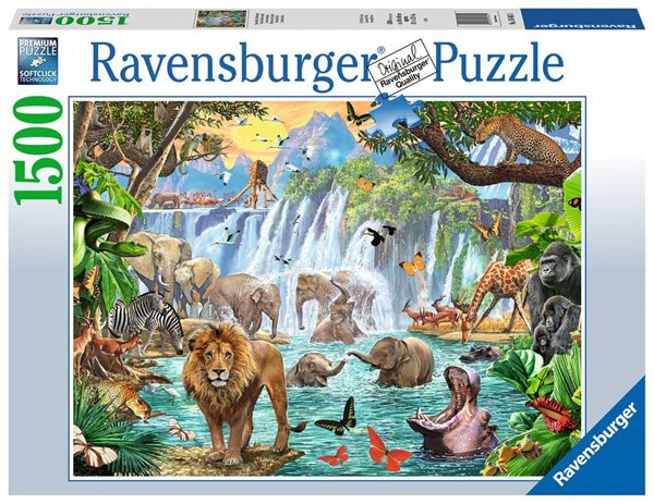 Ravensburger (16461) - "Waterfall Safari" - 1500 pezzi