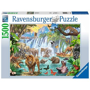 Ravensburger (16461) - "Waterfall Safari" - 1500 pezzi