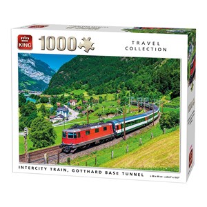 King International (05716) - "Intercity Train, Gotthard Base Tunnel" - 1000 pezzi
