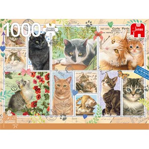 Jumbo (18813) - Francien van Westering: "Cat Stamps" - 1000 pezzi