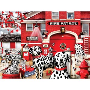 SunsOut (35145) - Lori Schory: "Dalmatian Station" - 1000 pezzi