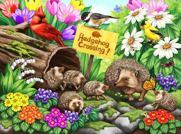 SunsOut (63090) - "Hedgehog Crossing" - 1000 pezzi
