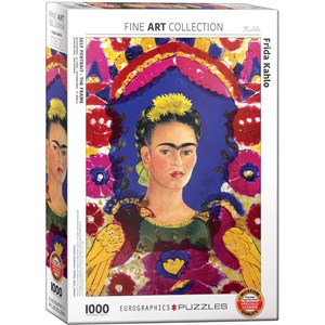 Eurographics (6000-5425) - Frida Kahlo: "Frida Kahlo, Self Portrait" - 1000 pezzi