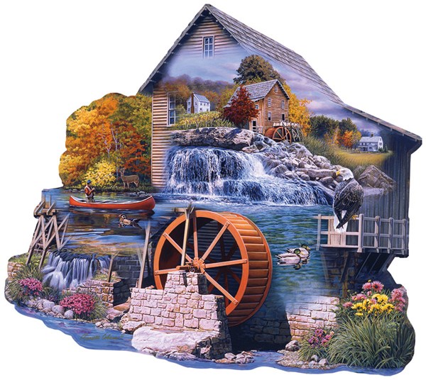 SunsOut (95065) - Russell Cobane: "The Old Mill Stream" - 1000 pezzi