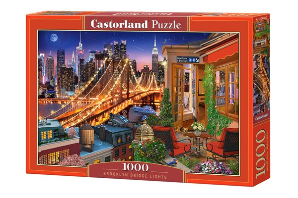 Castorland (C-104598) - "Brooklyn Bridge Lights" - 1000 pezzi