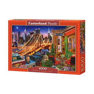 Castorland (C-104598) - "Brooklyn Bridge Lights" - 1000 pezzi
