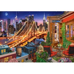 Castorland (C-104598) - "Brooklyn Bridge Lights" - 1000 pezzi