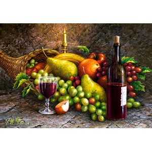 Castorland (C-104604) - "Fruit and Wine" - 1000 pezzi