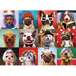 Eurographics (6000-5523) - Lucia Heffernan: "Funny Dogs" - 1000 pezzi