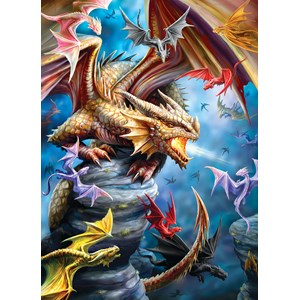 Eurographics (6000-5475) - Anne Stokes: "Dragon Clan" - 1000 pezzi